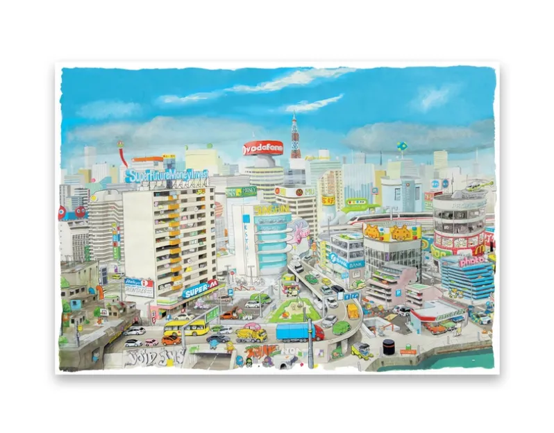 Den fantastiske bus - Ahnstarr City. Puslespil 1000 brikker