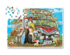 Den fantastiske bus - puslespil 1000 brikker