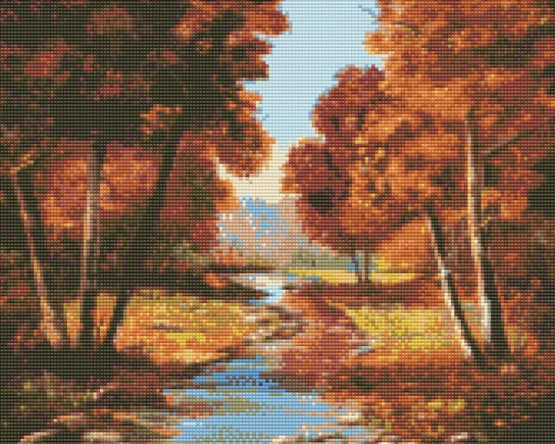 Diamond art skov/BÆK 40 x 50 cm
