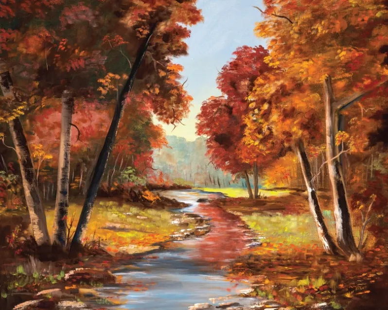 Diamond art skov/BÆK 40 x 50 cm
