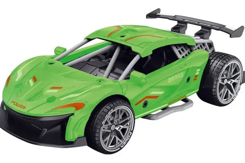 Die-Cast pull-back bil grøn