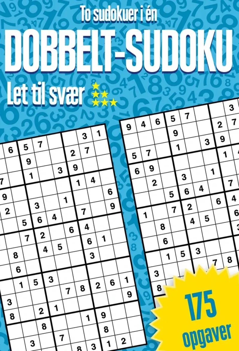 Dobbelt-sudoku : To sudokuer i én