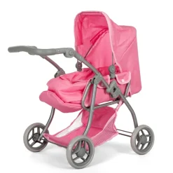 Dukkevogn med lift, pink
