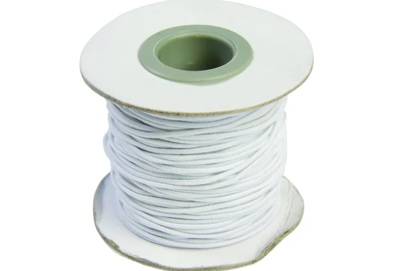 Elastiksnor 1,2mmx25m hvid