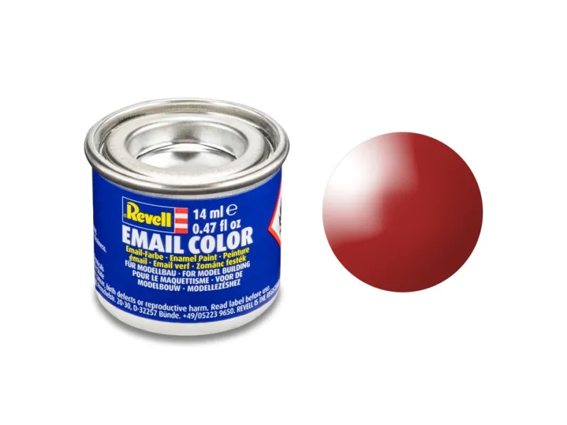 Enamel 14 ml. fiery red, gloss