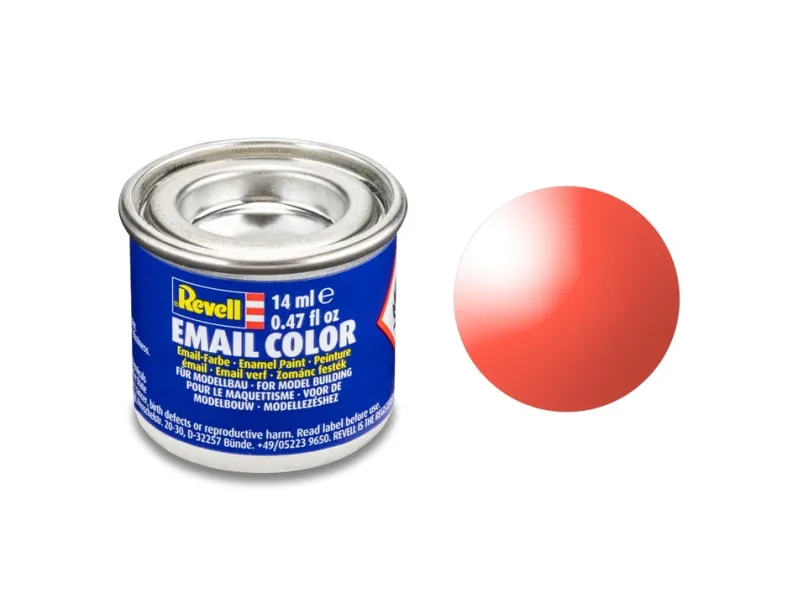 Enamel 14 ml. red clear