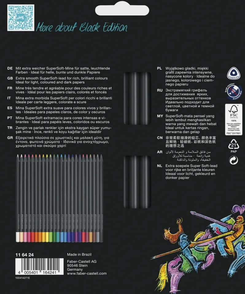 Farveblyant black edition Faber-Castell