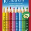 Farveblyant erasable Faber-Castell 10 stk