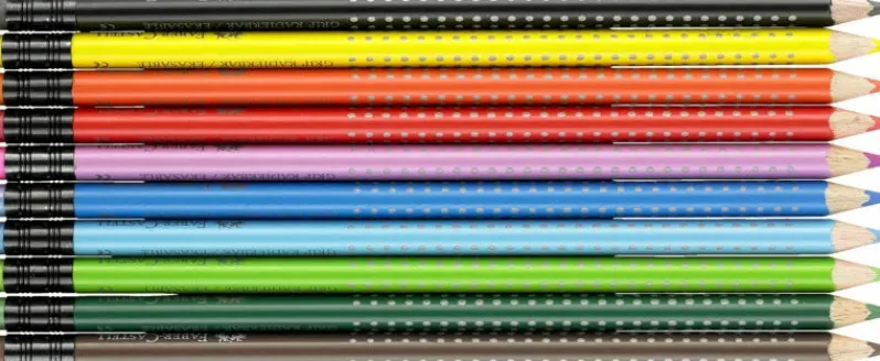 Farveblyant erasable Faber-Castell 10 stk