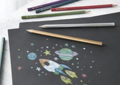 Farveblyant Faber-Castell metallic 10 ass