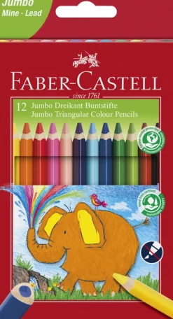 Farveblyant Faber-Castell Jumbo 12 stk