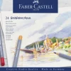 Farveblyant Goldfaber akvarel tinæske 24 ass