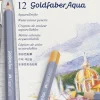 Farveblyant Goldfaber Akvarel tinæske 12 ass