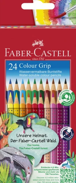 Farveblyant grip Faber-Castell 24 stk