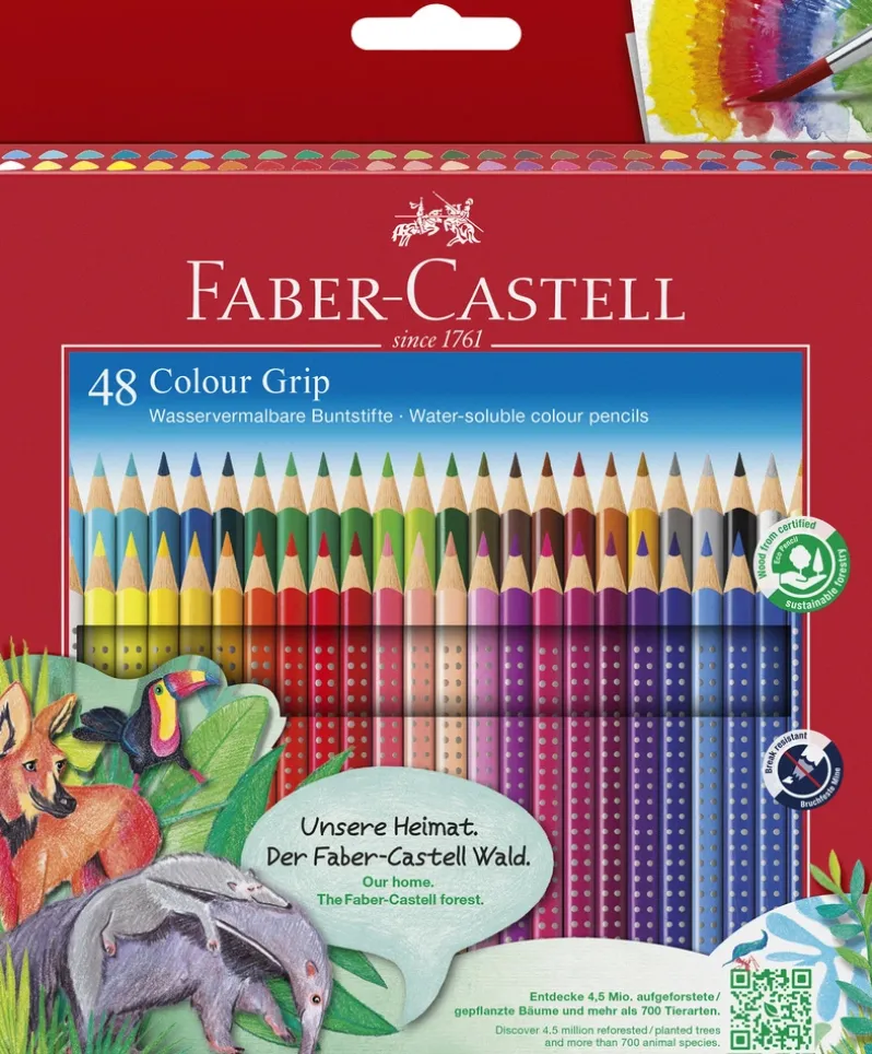 Farveblyant grip Faber-Castell 48 stk.