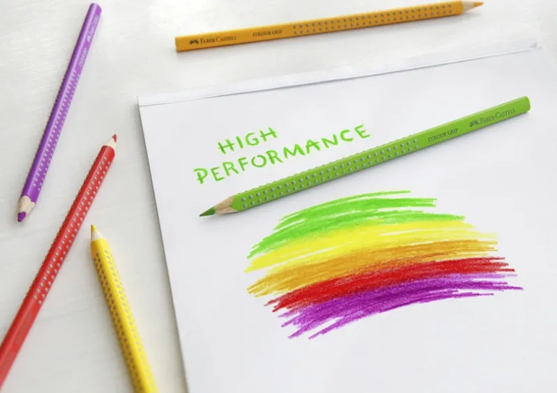 Farveblyant grip jumbo Faber-Castell 12