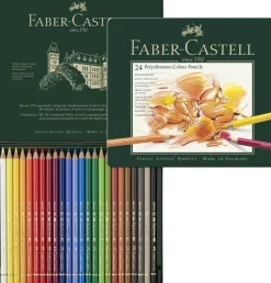 Farveblyant polychromos Faber-Castell 24 farver