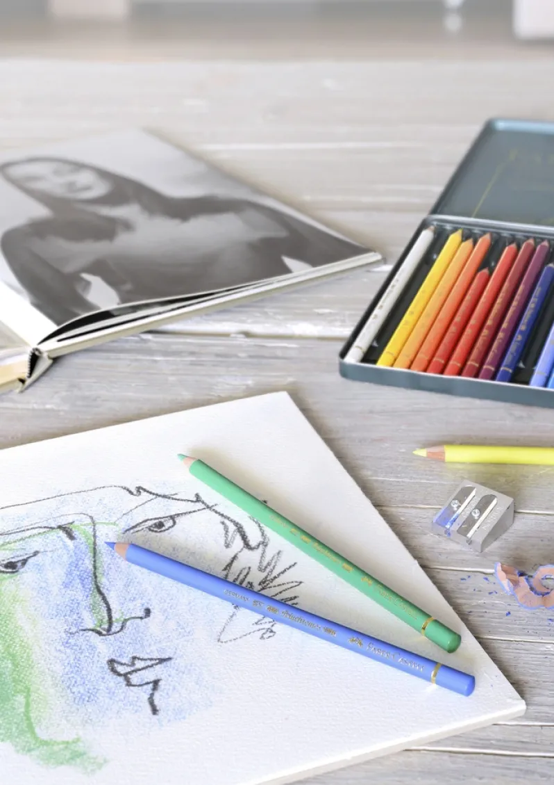 Farveblyant polychromos Faber-Castell 24 farver