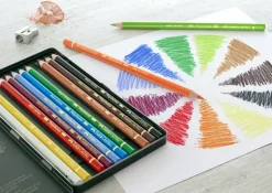 Farveblyant polychromos Faber-Castell 12 farver