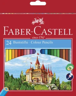 Farveblyant slot Faber-Castell 24 ass.