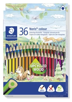 Farveblyant Staedtler Noris trekantet 36 ass