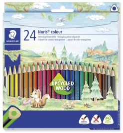 Farveblyant Staedtler Noris trekantet 24 ass