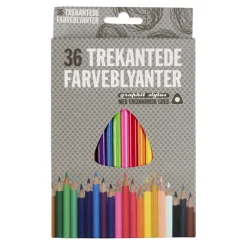 Farveblyanter graphit stylus 36 stk