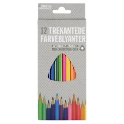 Farveblyanter graphit stylus 12 stk