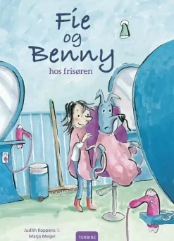 Fie og Benny hos frisøren