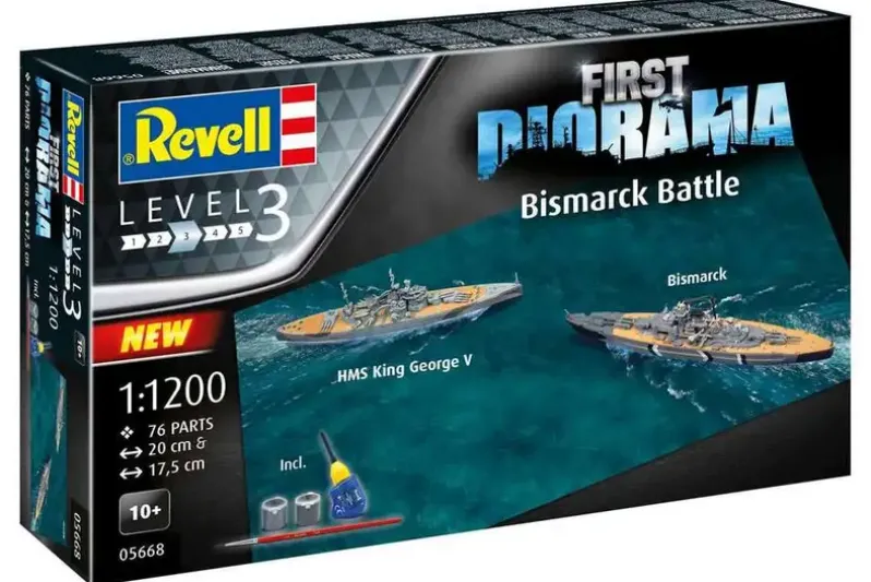First Diorama Set - Bismarck Battle