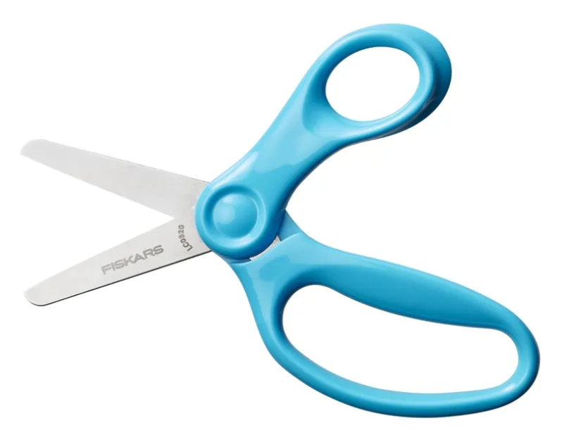 FISKARS Børn turkis 13 cm alder 6+