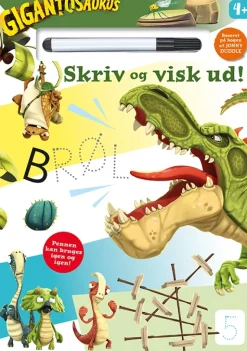 Gigantosaurus - Skriv og visk ud