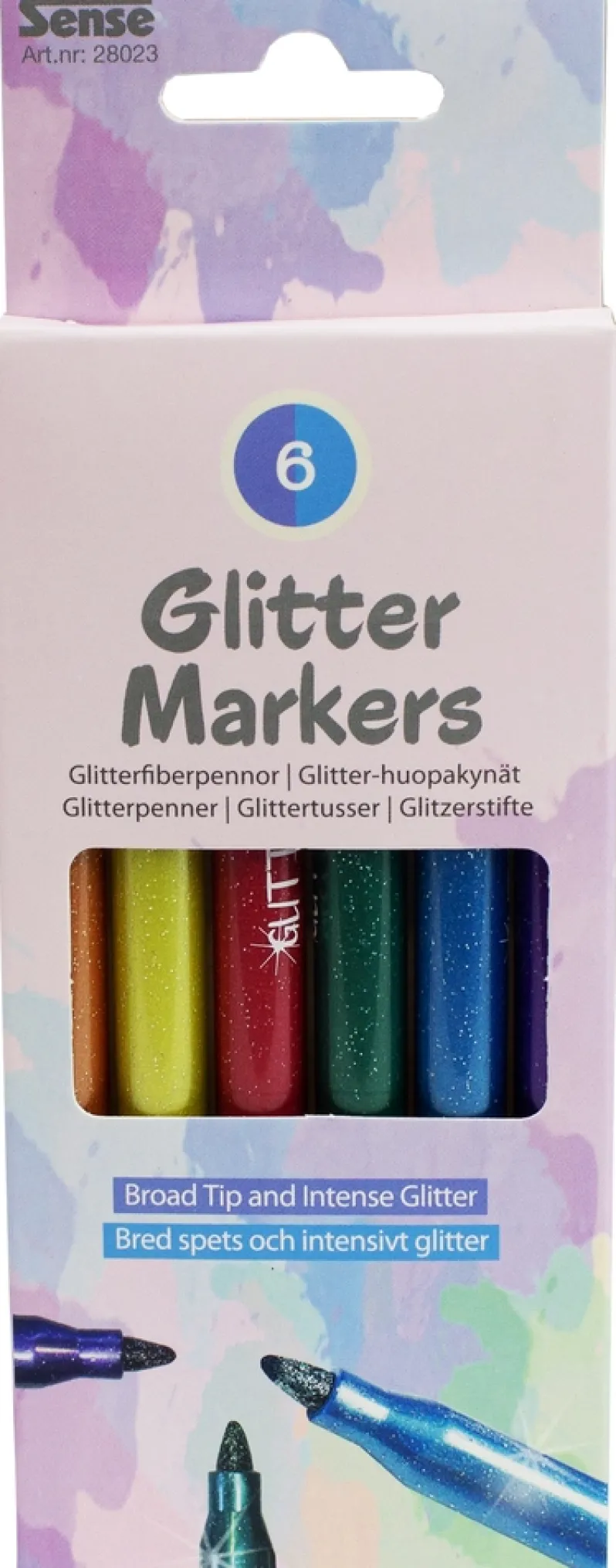 GLITTERTUSSER SENSE 6 STK