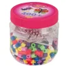 Hama maxi perler 400 perler + 2 plader i pink dåse