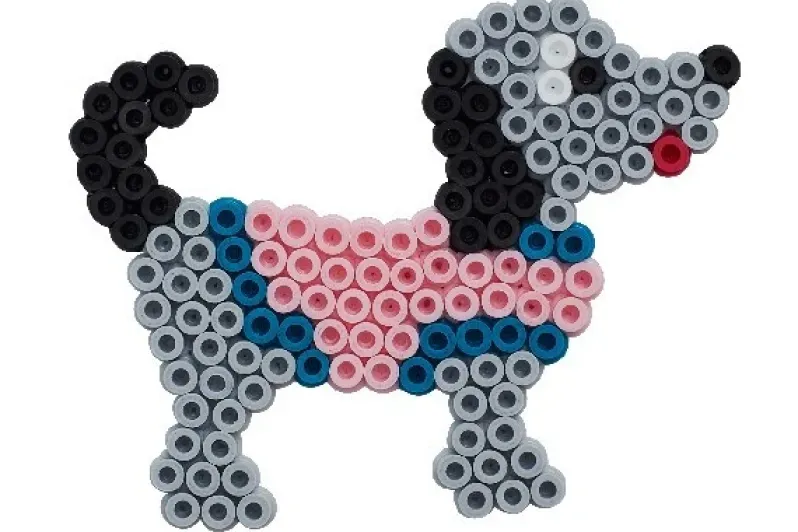 Hama midi blisterpakning dukke & hund