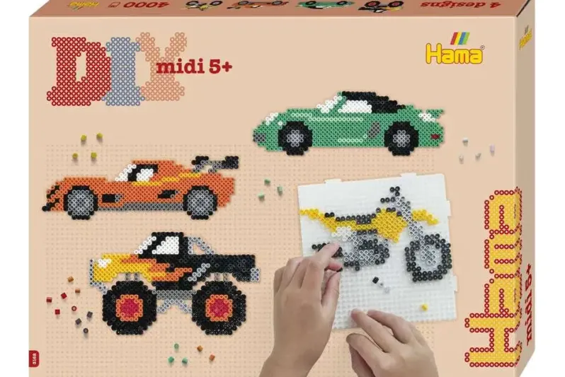 Hama midi gaveæske biler
