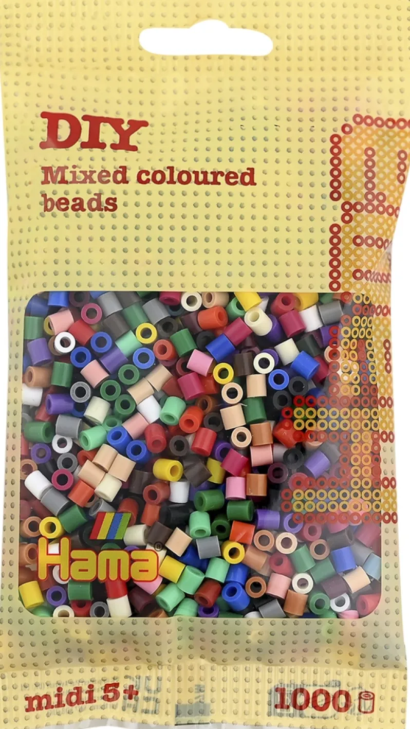 Hama midi perler 1000 stk mix 67