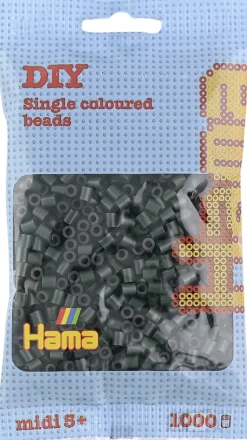 Hama midi perler 1000 stk mørkegrøn 28