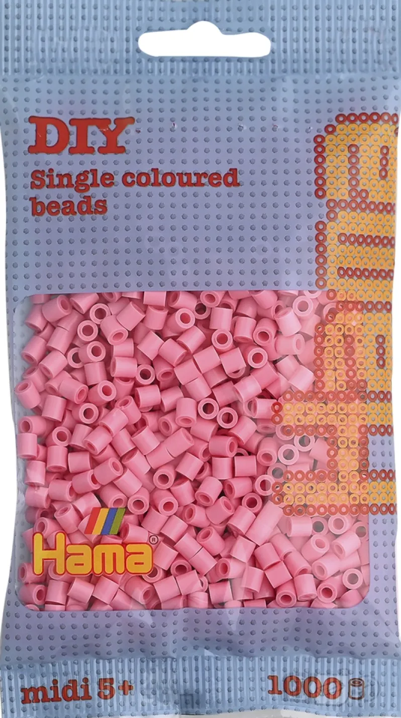 Hama midi perler 1000 stk rosa 6