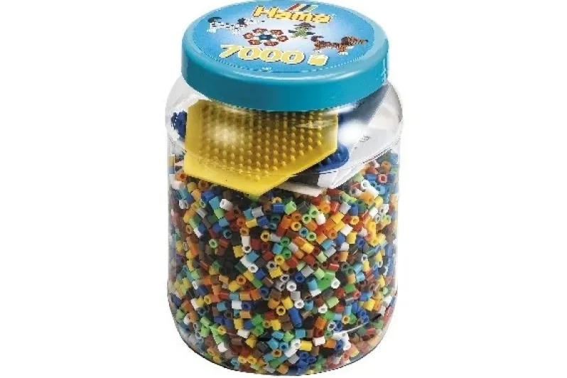 Hama perler 7000stk +2ass stiftplader