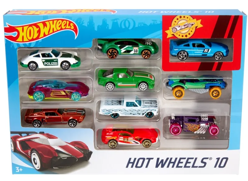 Hot Wheels biler 10-pak ass