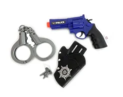 ICON politsæt, pistol og håndjern