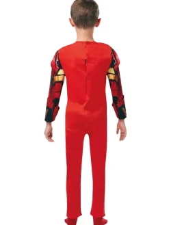Iron Man Deluxe kostume med maske str. 7-8 år