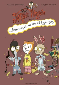 Jørgen Pingvin limer noget, der ikke vil ligge stille