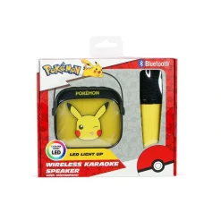 Karaokehøjttaler med mikrofon Pikachu