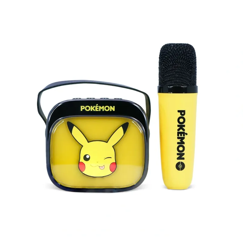 Karaokehøjttaler med mikrofon Pikachu