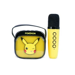Karaokehøjttaler med mikrofon Pikachu