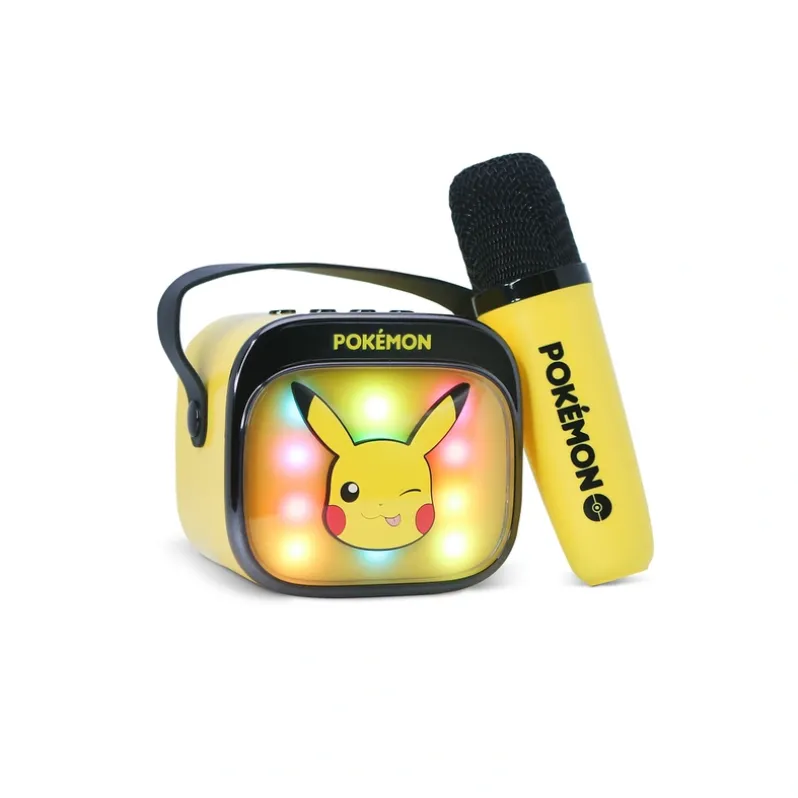 Karaokehøjttaler med mikrofon Pikachu