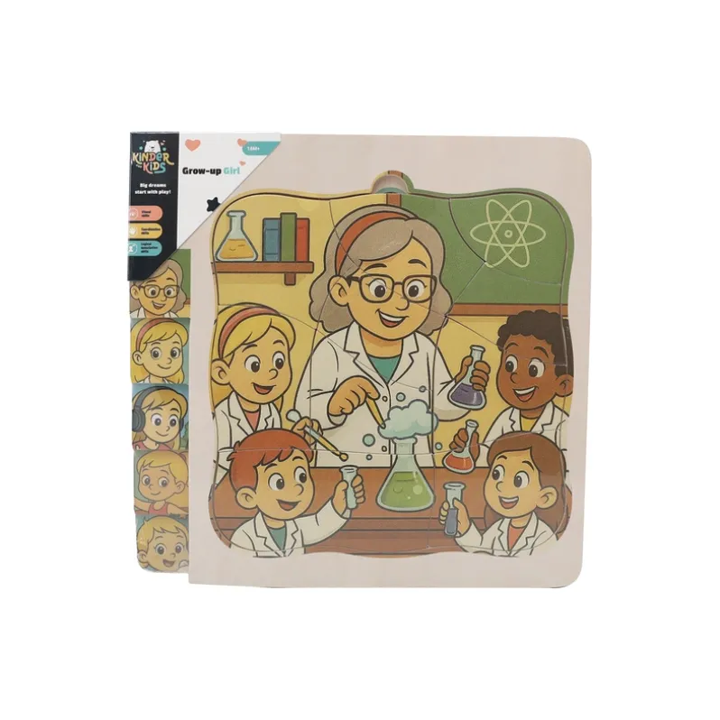 Kinder and Kids Lag-puslespil, Pigeliv