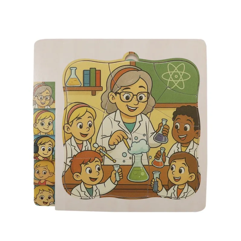 Kinder and Kids Lag-puslespil, Pigeliv